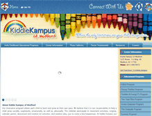 Tablet Screenshot of kiddiekampusofmedford.com